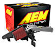 21-791C Cold Air Intake, Dry Synthetic Filter, Gray Aluminum Tube