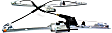 2003 Chevrolet Avalanche 2500 - Front, Passenger Side Power Window Regulator, With Motor, With Regulator Attached, New Series