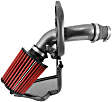 21-813C Cold Air Intake, Dry Synthetic Filter, Gunmetal Gray Aluminum Tube