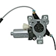 82-187BR Rear, Passenger Side New Series Power Window Regulator, With Motor