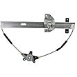 82-187C Front, Driver Side New Series Power Window Regulator, Without Motor