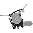 82-1925BR Rear, Driver Side New Series Power Window Regulator, With Motor