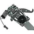 82-3004BR Front, Driver Side OE Replacement Series Power Window Regulator, With Motor