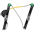 82-3006C Front, Driver Side New Series Power Window Regulator, Without Motor