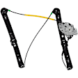 82-3006C Front, Driver Side New Series Power Window Regulator, Without Motor