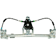 82-3400A Rear, Passenger Side New Series Power Window Regulator, Without Motor