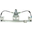 82-3400A Rear, Passenger Side New Series Power Window Regulator, Without Motor