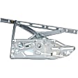 82-3442B Front, Driver Side New Series Power Window Regulator, Without Motor