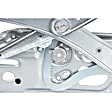 82-3442B Front, Driver Side New Series Power Window Regulator, Without Motor