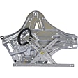 82-45028A Front, Passenger Side New Series Power Window Regulator, Without Motor