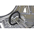 82-45028A Front, Passenger Side New Series Power Window Regulator, Without Motor