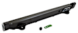 25-131BK Fuel Rail - Black, Gunmetal, Direct Fit, Sold Individually