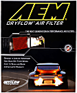 28-20387 Performance Replacement Dry Air Filter Dryflow Series