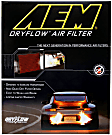 28-20457 Performance Replacement Dry Air Filter Dryflow Series