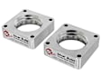 2017 Nissan 370Z - Throttle Body Spacer - Clear Anodized, Aluminum, Direct Fit, Set of 2