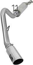 49-43086-P Cat-Back Exhaust System, Made of Stainless Steel, Mach Force XP Series