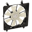 A/C Condenser Fan - Fan Blade, Motor and Shroud, 4 Cyl., 2.0L Engine