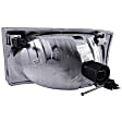 111023 Driver and Passenger Side Headlight, With bulb(s), Halogen, Cab & Chassis|Crew Cab Pickup|Extended Cab Pickup|Sport Utility|Standard Cab Pickup