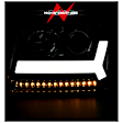 111391 Driver and Passenger Side Halogen Headlight, With bulb(s), Clear Lens, Chrome Interior, Projector Series