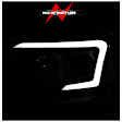 111524 Driver and Passenger Side Halogen Headlight, With bulb(s), Clear Lens, Black Interior, Crystal Series