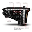 111599X-R Passenger Side LED Headlight, With bulb(s), Clear Lens