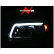 111616 Driver and Passenger Side Halogen Headlight, Without bulb(s), Clear Lens, Crystal Series