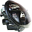121121 Driver and Passenger Side Halogen Headlight, With bulb(s), Clear Lens, Black Interior, Crystal Series