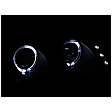 1997 Mitsubishi Eclipse - Driver and Passenger Side Halogen Headlight, With bulb(s), G2, Clear Lens, Black Interior, Halo Projector Series