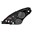 121387 Driver and Passenger Side Halogen Headlight, With bulb(s), Clear Lens, Black Interior, Halo Projector Series
