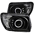2005 Honda Element EX 4 Cyl 2.4L - Driver and Passenger Side Halogen Headlight, With bulb(s), Clear Lens, Black Interior, Halo Projector Series