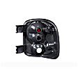 211028 Driver and Passenger Side Halogen Tail Light, Without bulb(s), Clear Lens, Black Interior, Stepside, Euro Series