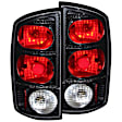 211044 Driver and Passenger Side Halogen Tail Light, With bulb(s), Clear Lens, Carbon Fiber Interior, Euro Series