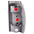 211084 Driver and Passenger Side Halogen Tail Light, Without bulb(s), Clear Lens, Black Interior, Euro Series
