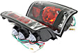 211132 Driver and Passenger Side Halogen Tail Light, With bulb(s), Clear Lens, Black Interior, Euro Series