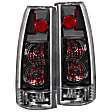 211144 Driver and Passenger Side Halogen Tail Light, With bulb(s), Clear Lens, Black Interior, Euro Series