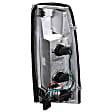211144 Driver and Passenger Side Halogen Tail Light, With bulb(s), Clear Lens, Black Interior, Euro Series