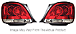 211153 Driver and Passenger Side Halogen Tail Light, Without bulb(s), Smoked Lens, Chrome Interior, Euro Series