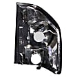 211165 Driver and Passenger Side Halogen Tail Light, Without bulb(s), Dark Smoked Lens, Black Interior, Euro Series