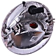221118 Driver and Passenger Side Halogen Tail Light, With bulb(s), Clear Lens, Chrome Interior, Euro Series