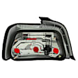 221200 Driver and Passenger Side Halogen Tail Light, Without bulb(s), Smoked Lens, Black Interior, Euro Series