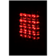 311013 Driver and Passenger Side LED Tail Light, With bulb(s), Red & Clear Lens, Chrome Interior, LED Series
