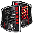 311015 Driver and Passenger Side LED Tail Light, With bulb(s), Clear Lens, Black Interior, LED Series