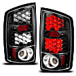 311018 Driver and Passenger Side LED Tail Light, With bulb(s), Clear Lens, Black Interior, LED Series