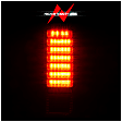 311068 Driver and Passenger Side LED Tail Light, With bulb(s), Red & Clear Lens, Chrome Interior, LED Series