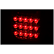 311095 Driver and Passenger Side LED Tail Light, With bulb(s), Red & Clear Lens, Chrome Interior, LED Series