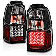 311099 Driver and Passenger Side LED Tail Light, With bulb(s), Clear Lens, Black Interior, LED Series