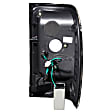 311107 Driver and Passenger Side LED Tail Light, With bulb(s), Clear Lens, Black Interior, LED Series