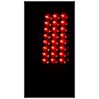 311127 Driver and Passenger Side LED Tail Light, With bulb(s), Clear Lens, Black Interior, LED Series