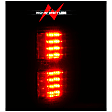 311139 Driver and Passenger Side LED Tail Light, With bulb(s), Red & Clear Lens, Chrome Interior, LED Series