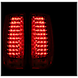 311140 Driver and Passenger Side LED Tail Light, With bulb(s), Red & Clear Lens, Chrome Interior, LED Series